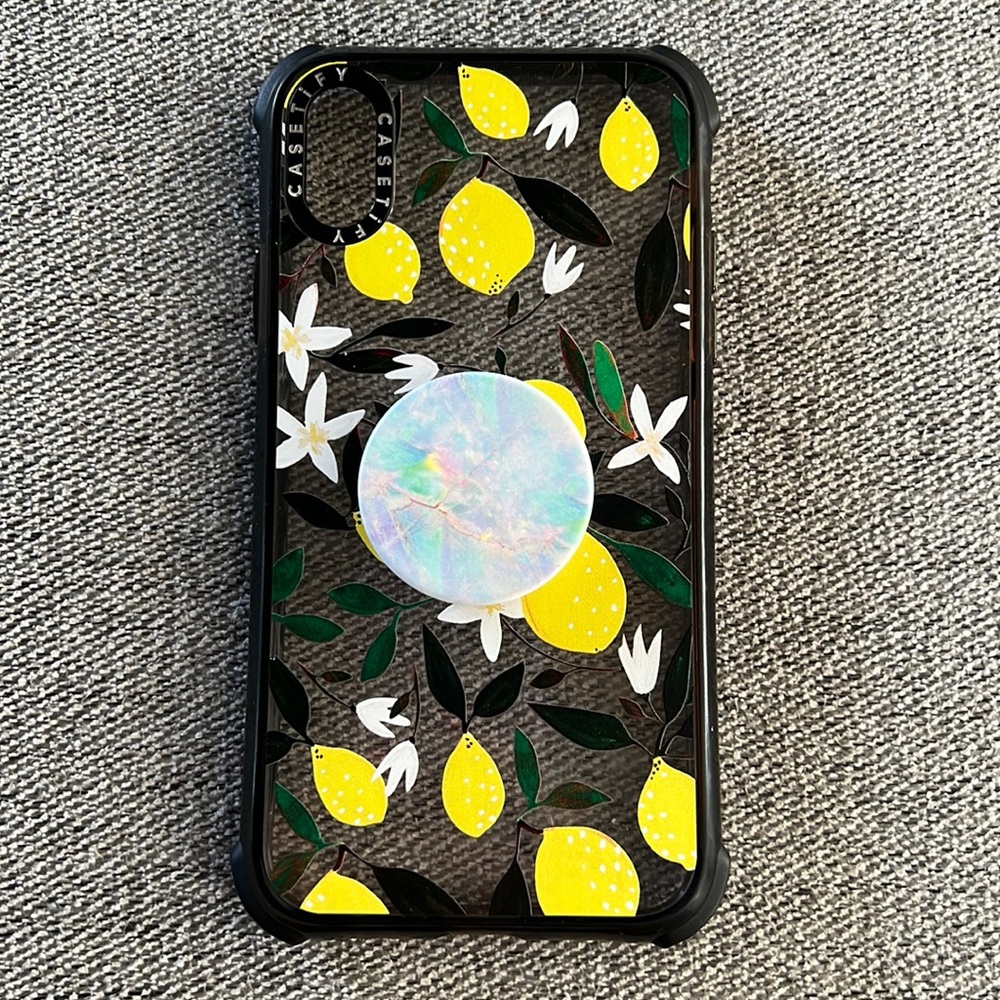 Casetify iPhone XR Lemon phone case